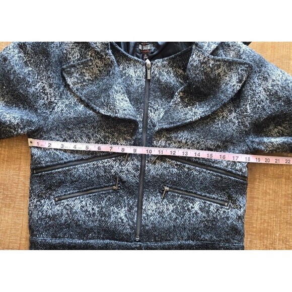 Karl Lagerfeld for Impulse Wool Blend Tweed Moto style Jacket Size small - Picture 7 of 10